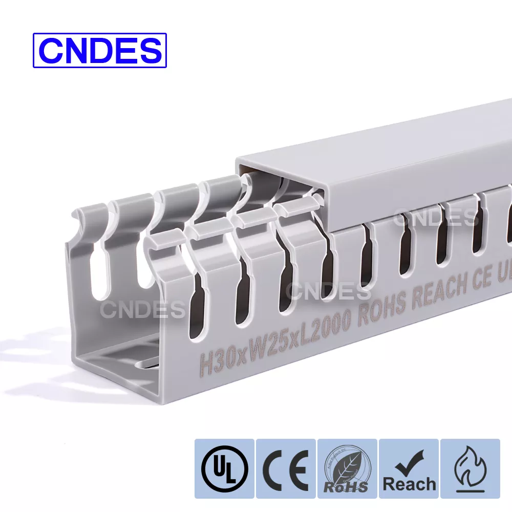 30×25 سلاٹڈ پیویسی وائر پروٹیکشن ڈکٹ