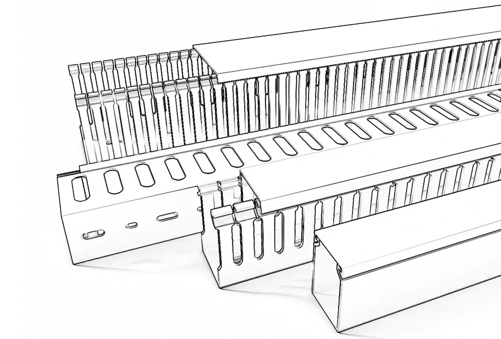 حسب ضرورت پیویسی وائرنگ ڈکٹ